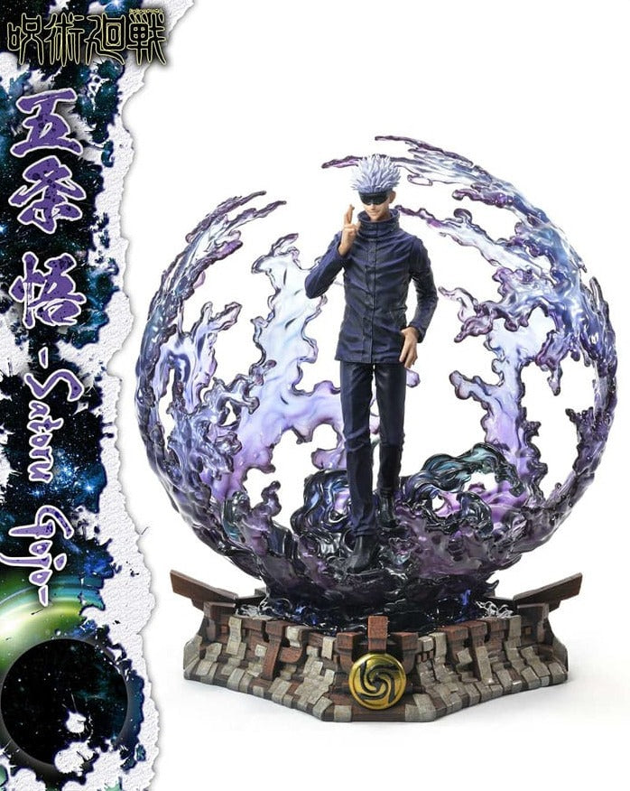 Figurine Jujutsu Kaisen - Satoru Gojo sort Originel, Bleu - Anime Town