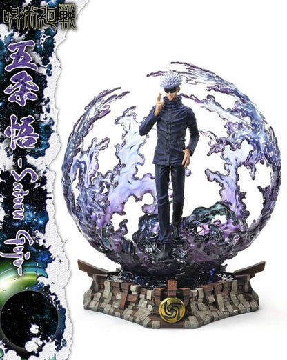 Figurine Jujutsu Kaisen - Satoru Gojo sort Originel, Bleu - Anime Town