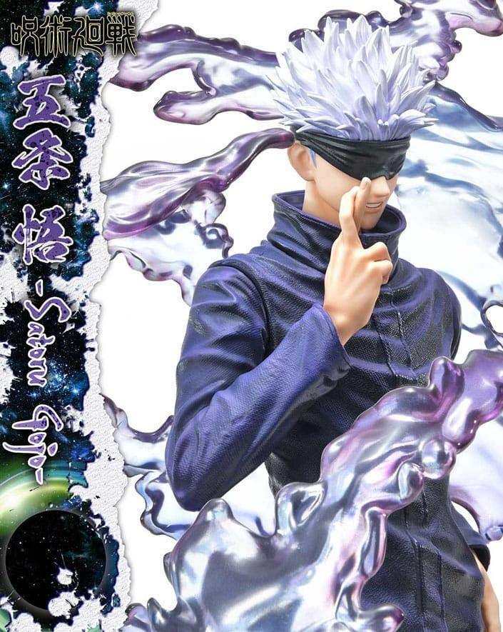 Figurine Jujutsu Kaisen - Satoru Gojo sort Originel, Bleu - Anime Town