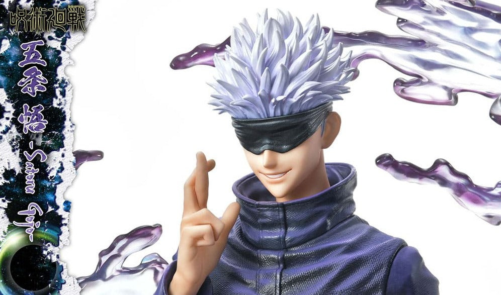 Figurine Jujutsu Kaisen - Satoru Gojo sort Originel, Bleu - Anime Town