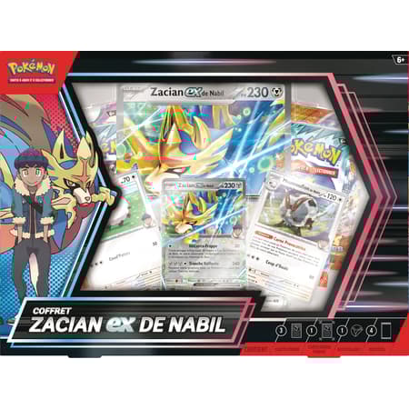 Jeu de cartes Pokémon - [SCELLÉ] Coffret Zacian de Nabil ex [FR]