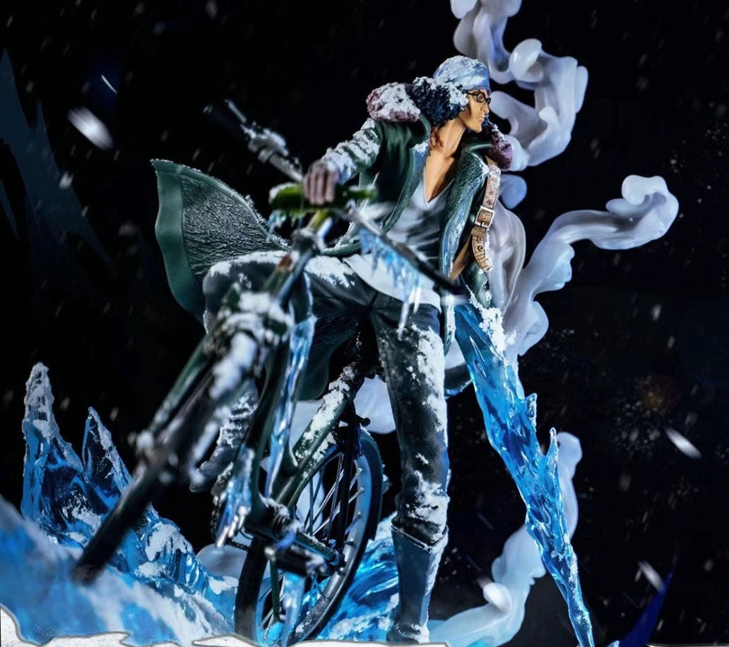 Figurine One Piece - Aokiji Kuzan "vélo" 4
