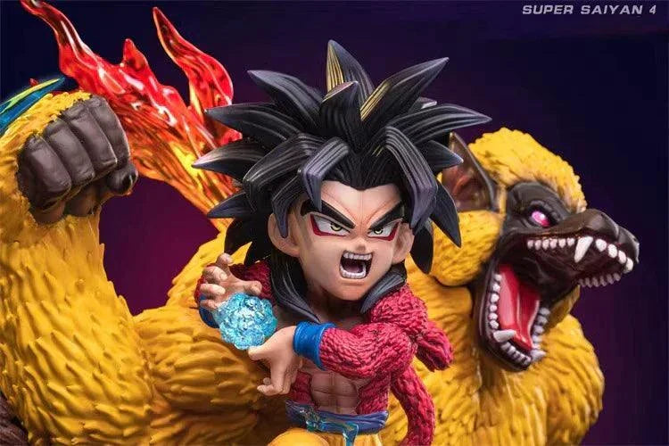 Figurine Dragon Ball - Son Goku SSJ4 & Oozaru - Anime Town