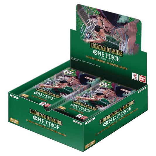 Jeu de cartes One Piece - Boîte de 24 Boosters - OP-12 : L'Héritage du Maître VF