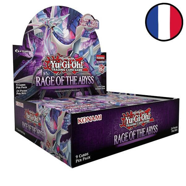 Jeu de cartes Yu-Gi-Oh! - BOITE DE 24 BOOSTERS RAGE DES ABYSSES