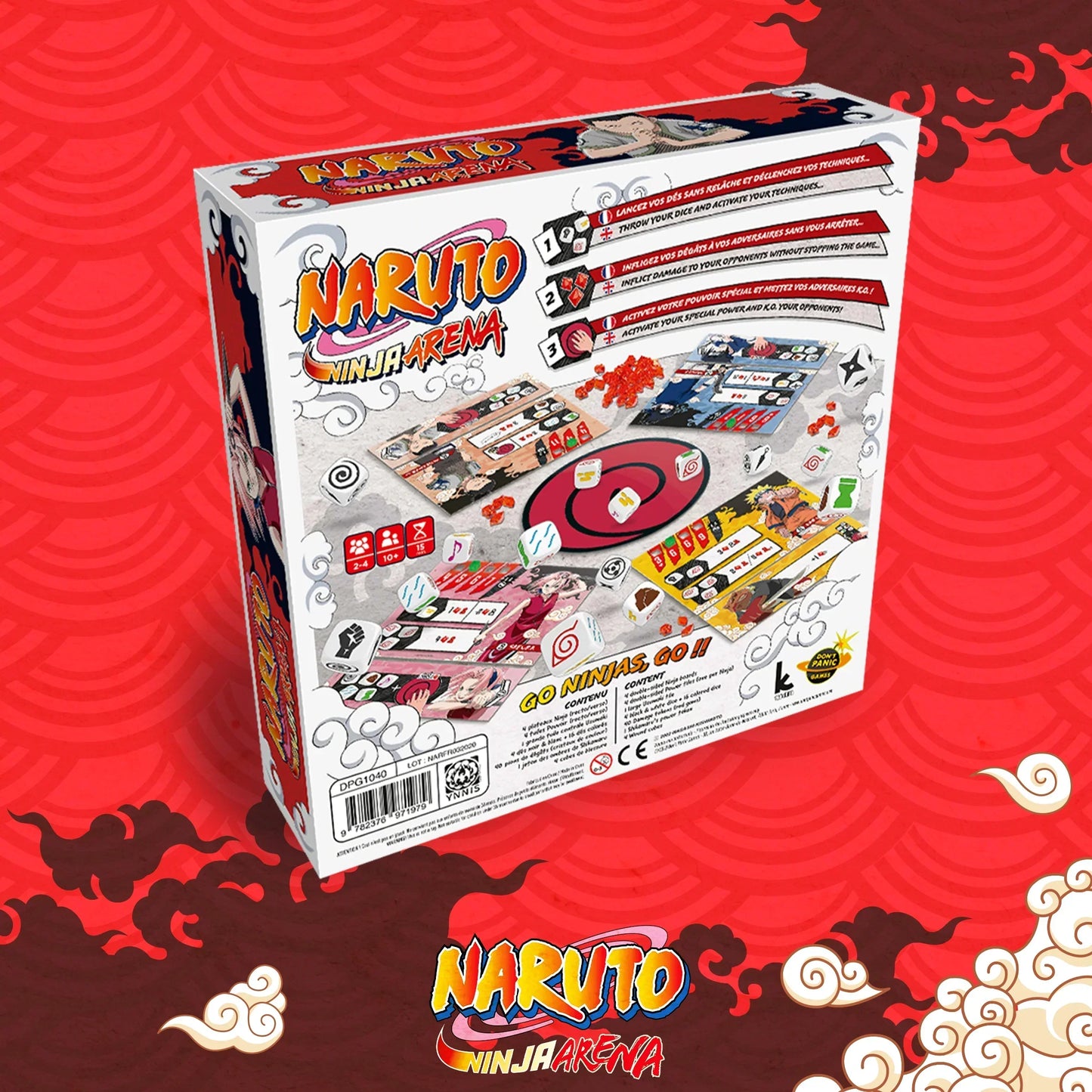 Jeu de société Naruto - Ninja Arena