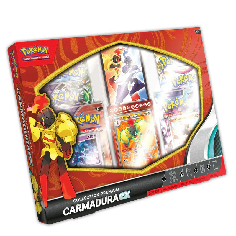 Jeu de cartes Pokémon - Coffret Premium Carmadura ex (scellé)