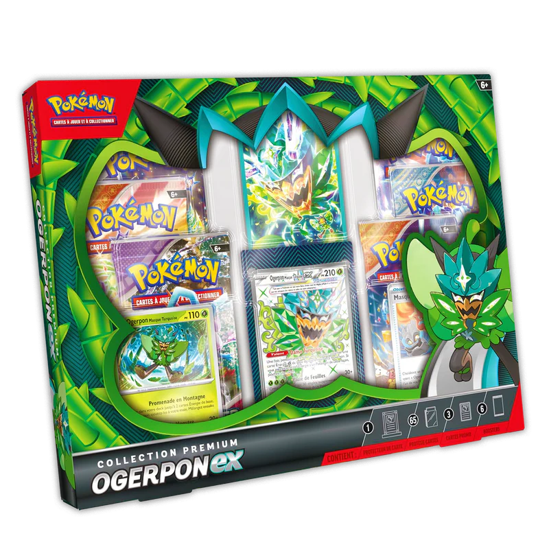 Jeu de cartes Pokémon - Coffret Premium Ogerpon ex (scellé)
