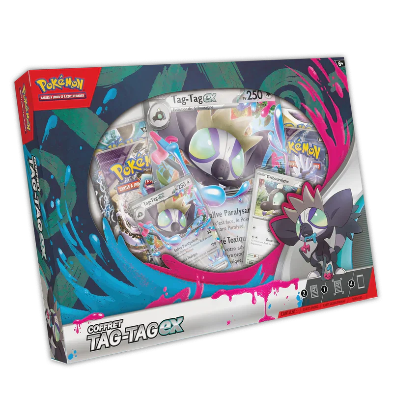 Jeu de cartes Pokémon - Coffret Tag-Tag ex (scellé)
