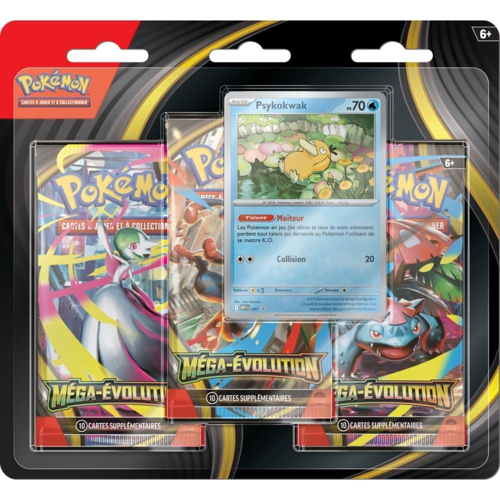 Jeu de cartes Pokémon - [SCELLE] ME01- Mega Evolution - Tripack (x3 Boosters)