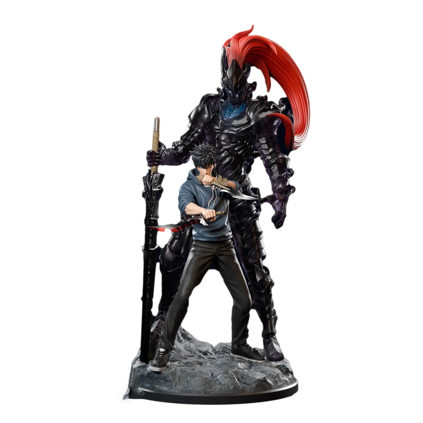 Figurine Solo Leveling - Sung Jin Woo & Igris