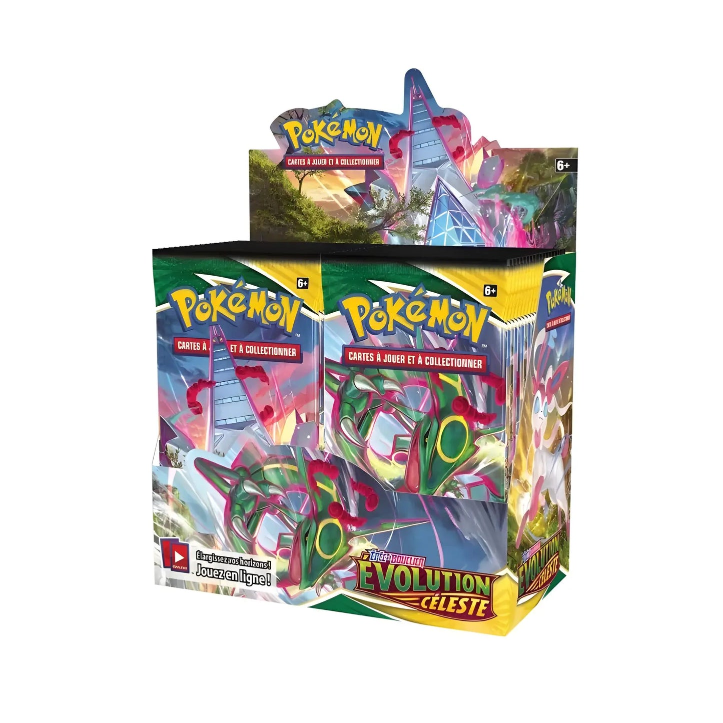 Jeu de cartes Pokémon - Pack 36 Boosters  Evolution Céleste (scellé)