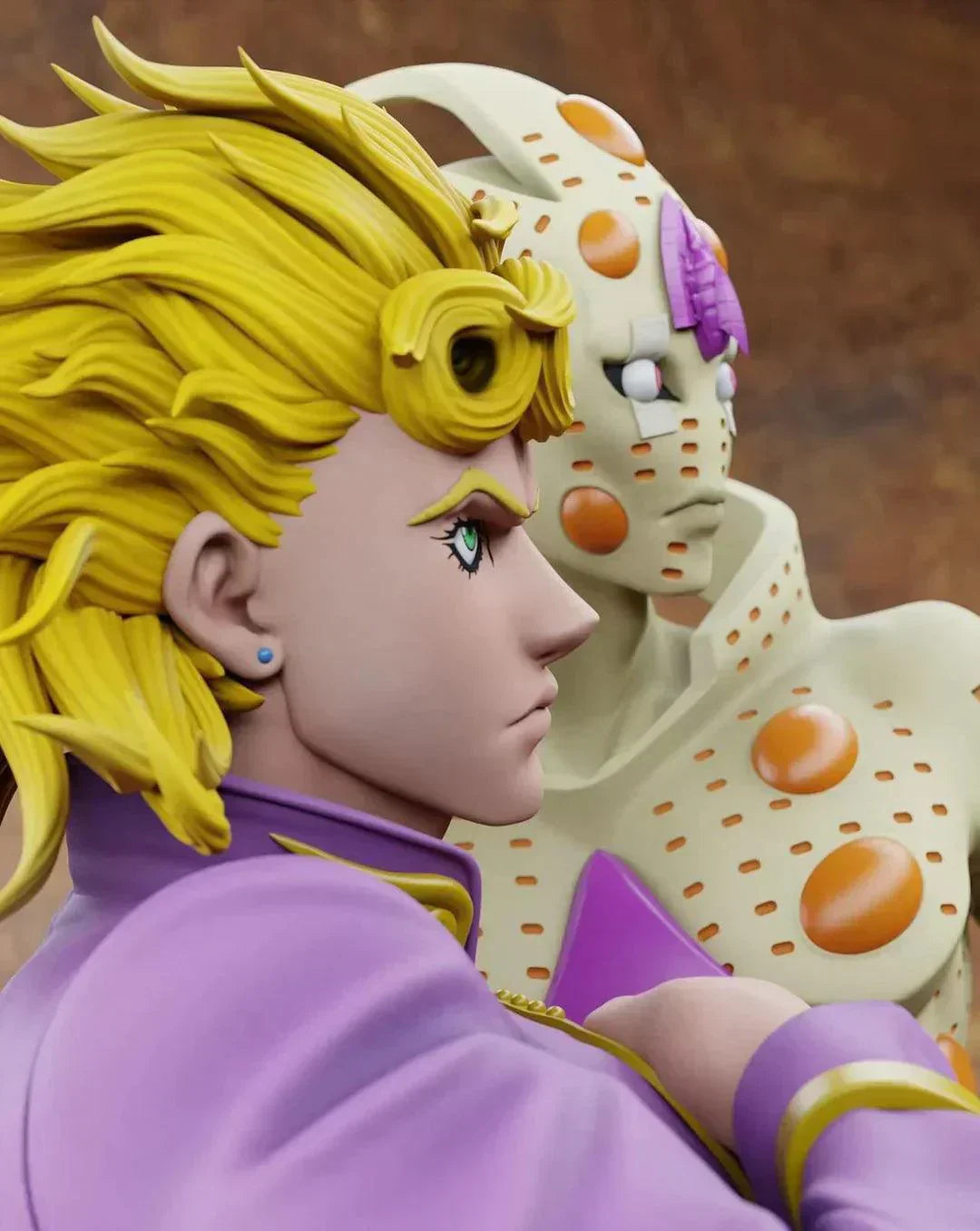 Figurine JoJo's Bizarre Adventure - Giorno Giovanna Gold & Experience Requiem - Anime Town