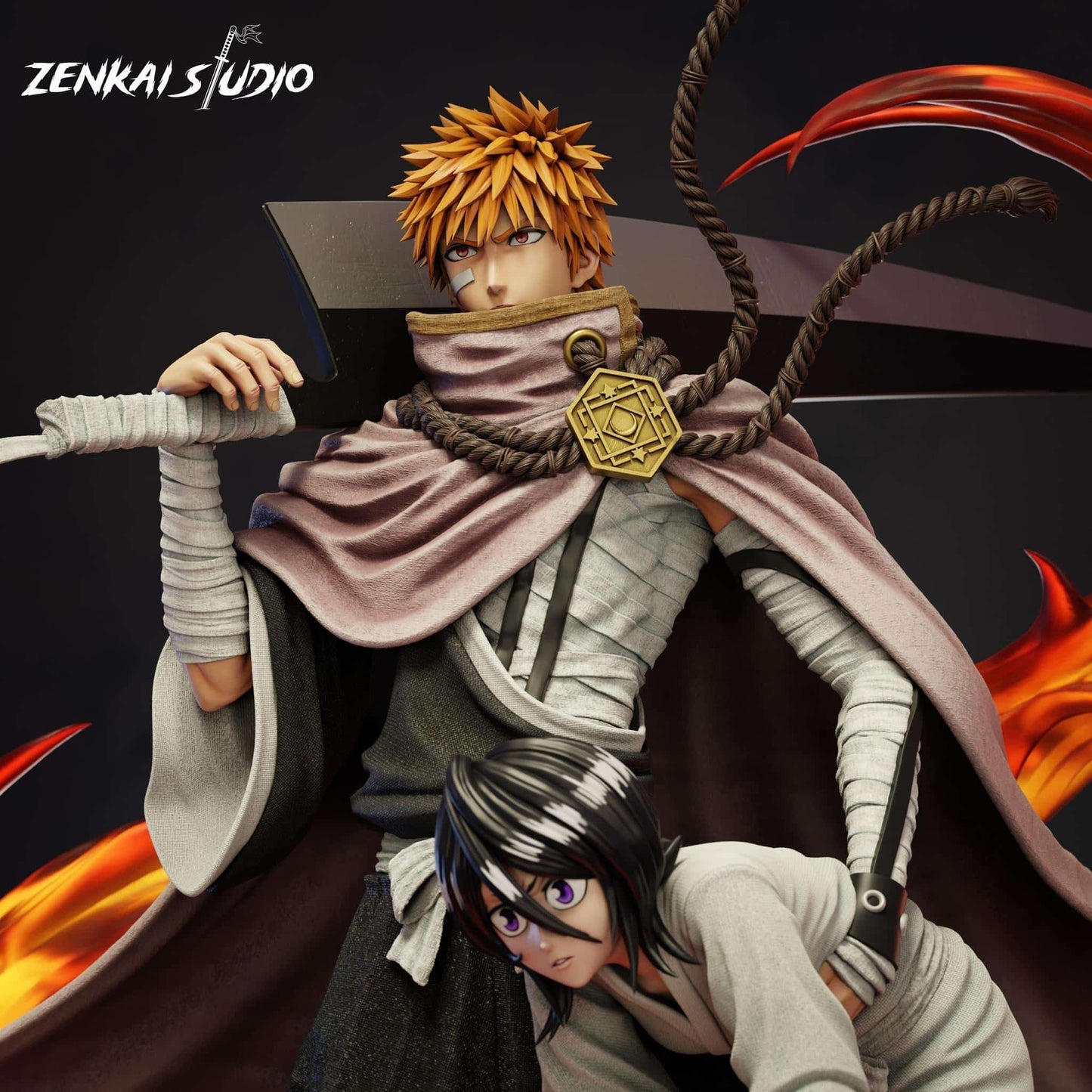 Figurine Bleach – Ichigo Kurosaki & Rukia Kuchiki