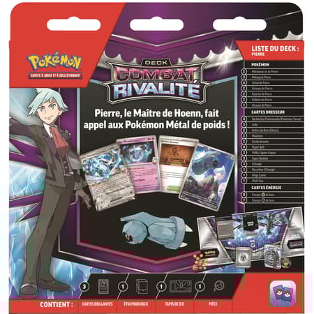Jeu de cartes Pokémon - Deck Combat Rivalité Pierre et Rosemary (1x deck aléatoire) [FR] [SCELLÉ]