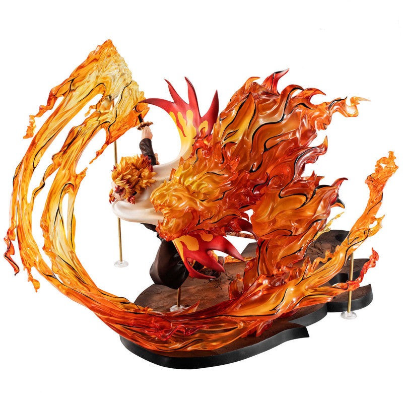 Figurine Demon Slayer - Rengoku Kyojuro flamme - Anime Town