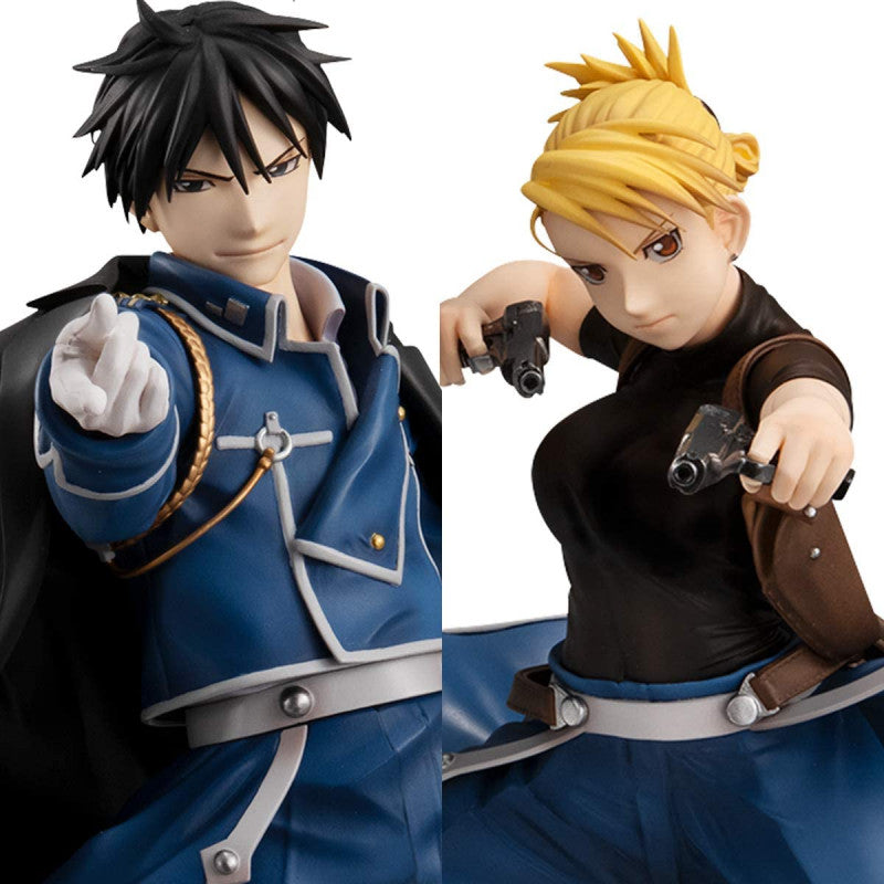 Figurine Fullmetal Alchemist - Roy Mustang & Riza Hawkeye Duo Épique