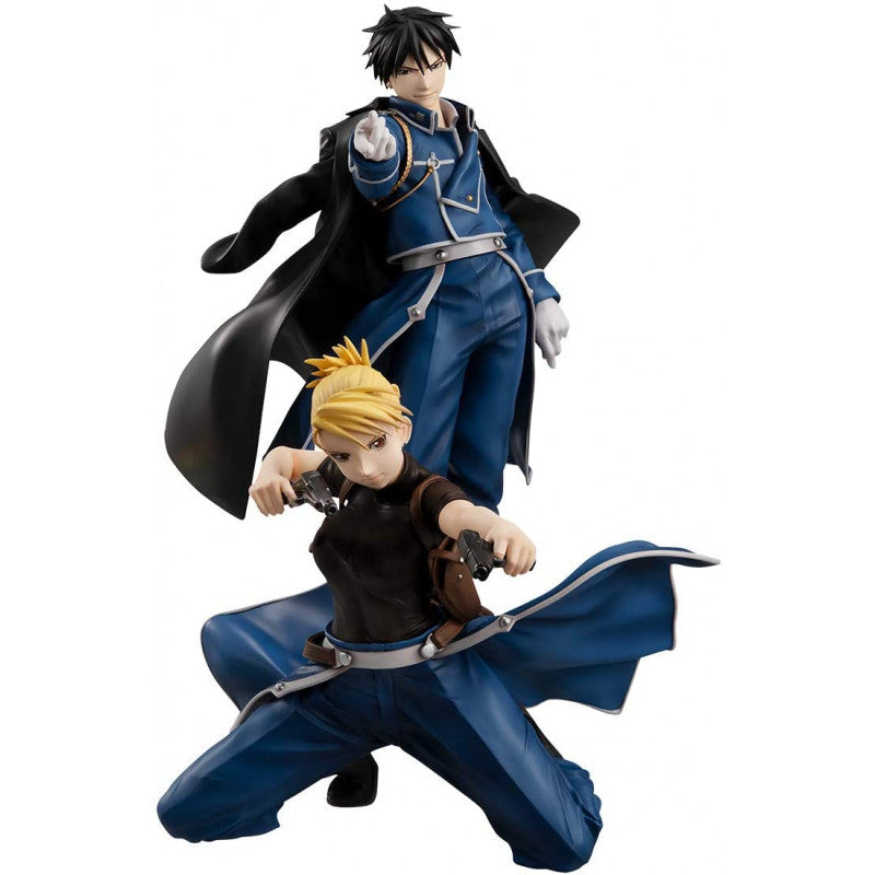 Figurine Fullmetal Alchemist - Roy Mustang & Riza Hawkeye Duo Épique