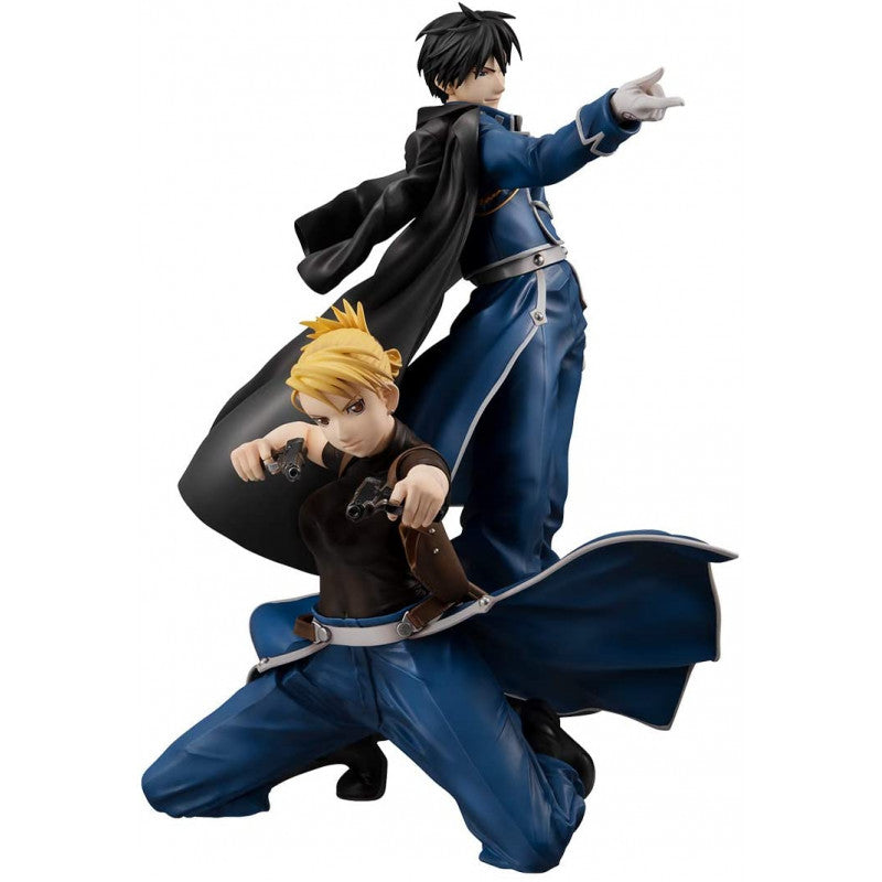 Figurine Fullmetal Alchemist - Roy Mustang & Riza Hawkeye Duo Épique