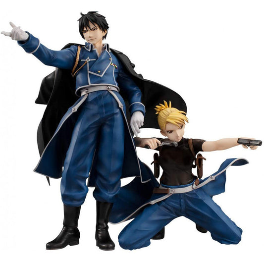 Figurine Fullmetal Alchemist - Roy Mustang & Riza Hawkeye Duo Épique