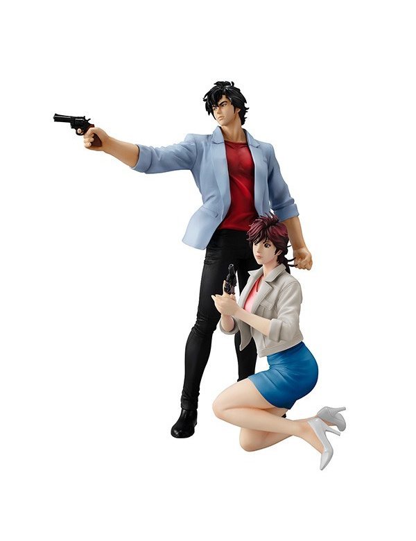 Figurine City Hunter - Ryo Saeba & Kaori Makimura - Anime Town