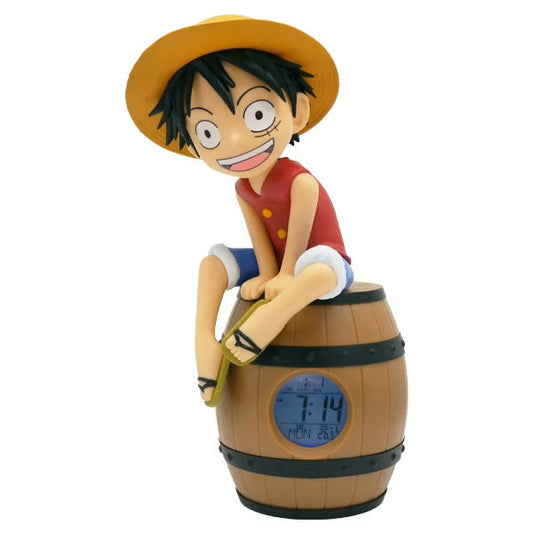 Réveil lumineux One Piece - Luffy sur tonneau