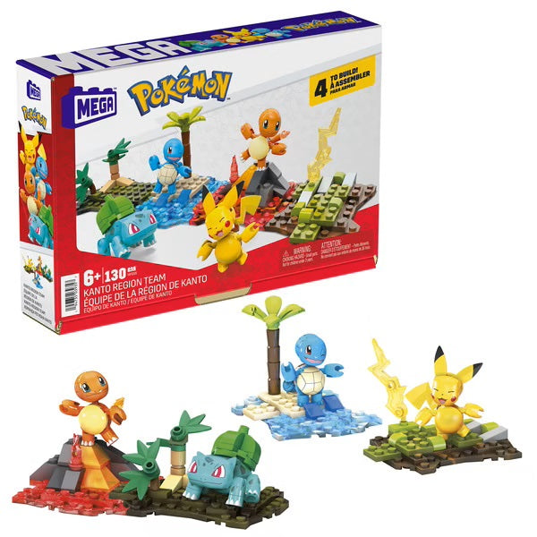 Mega Bloks Pokémon - Equipe de la Région de Kanto