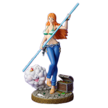 Figurine One Piece - Nami & Zeus