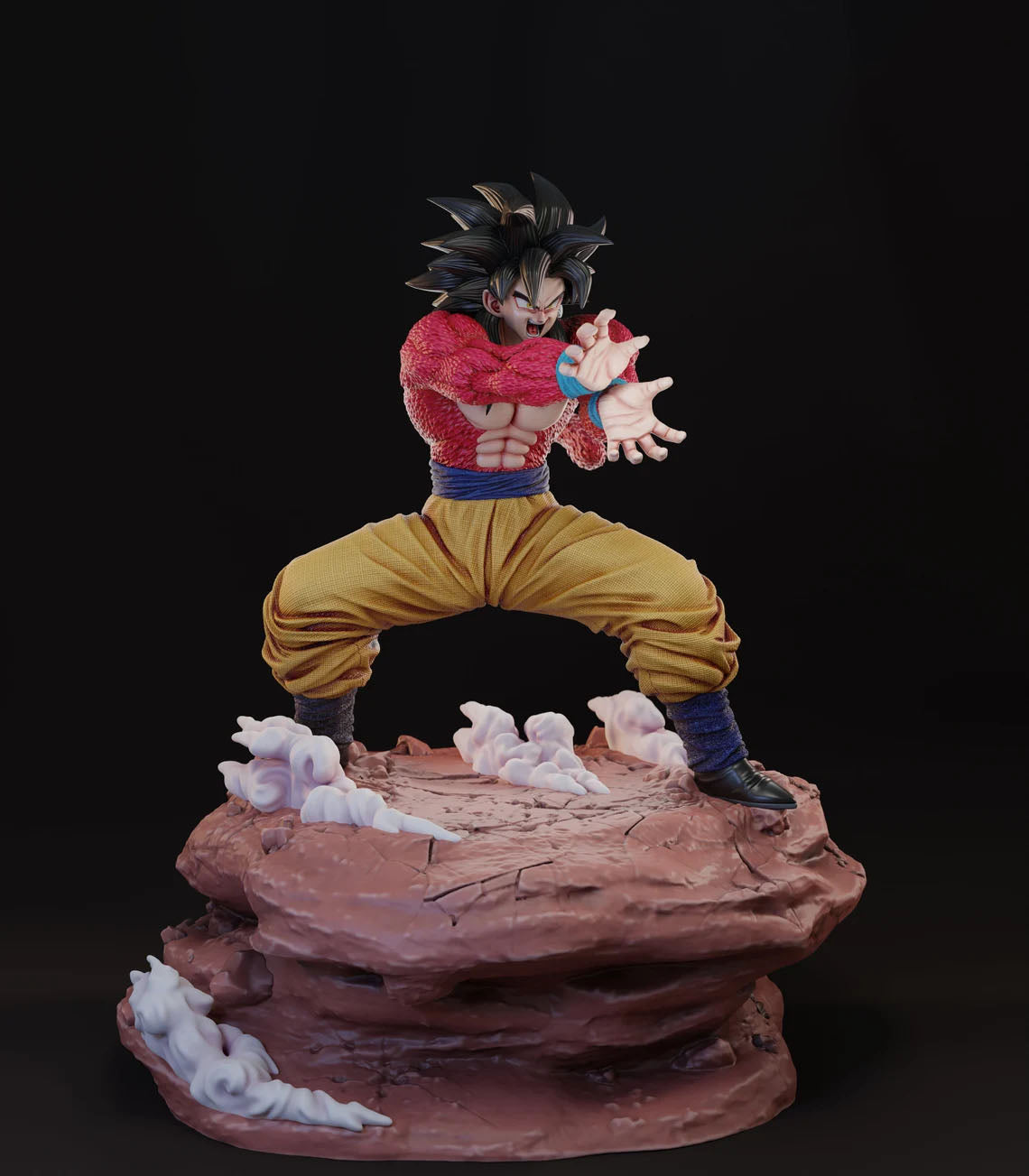 Figurine Dragon Ball - Goku SSJ4 Kamehameha