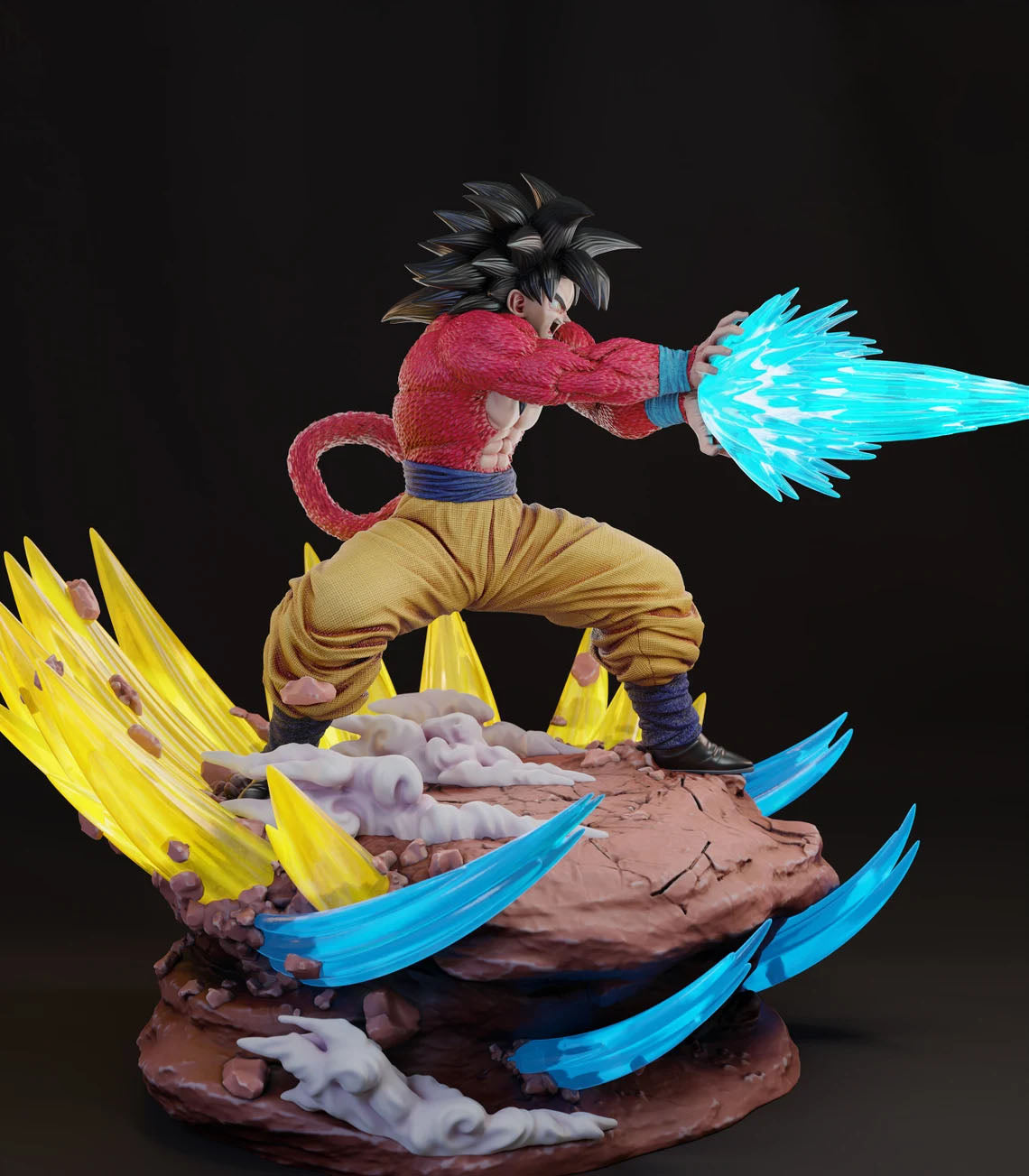 Figurine Dragon Ball - Goku SSJ4 Kamehameha