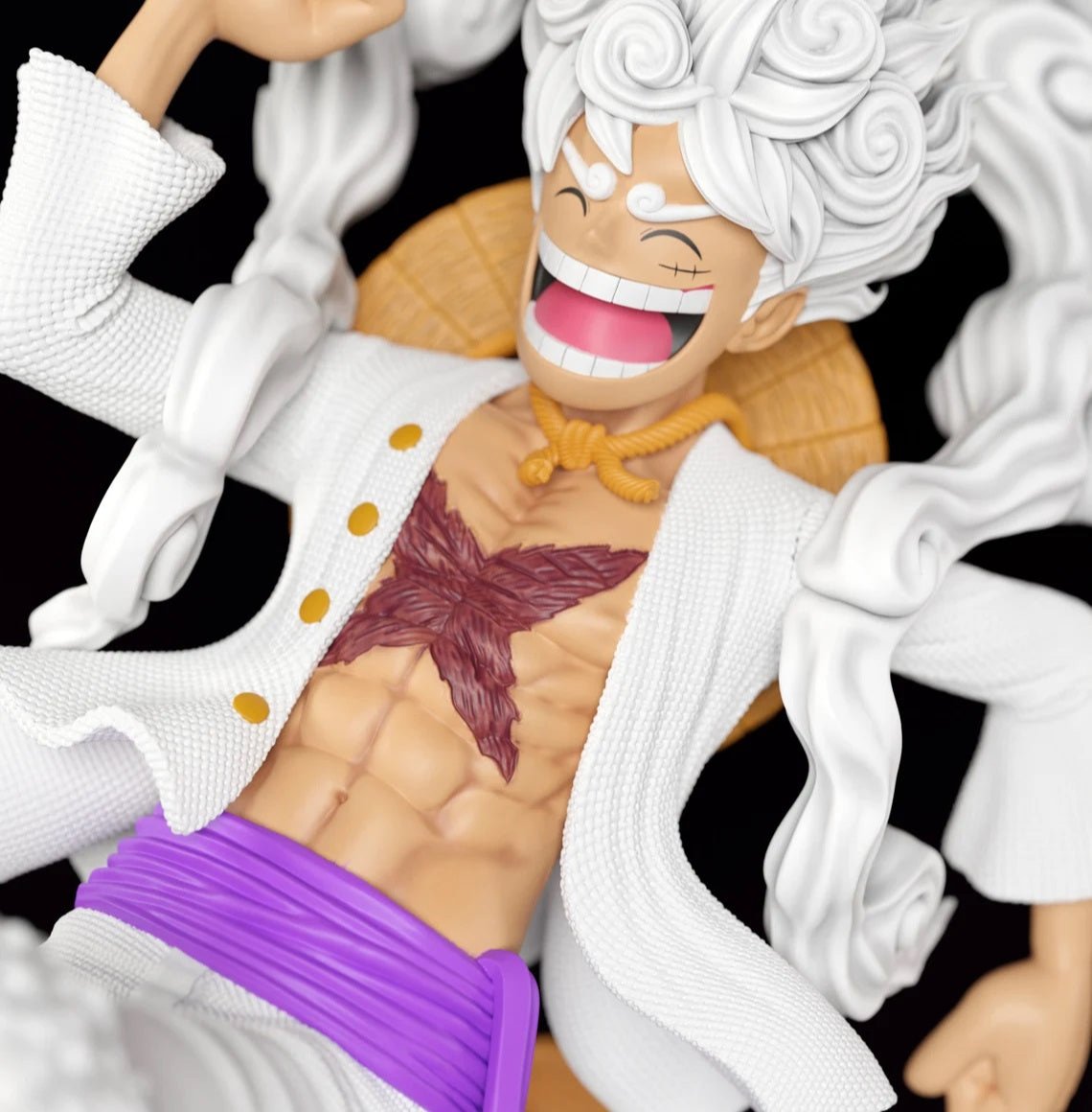 Figurine One Piece - Luffy Gear 5 Pose Iconique de Nikka