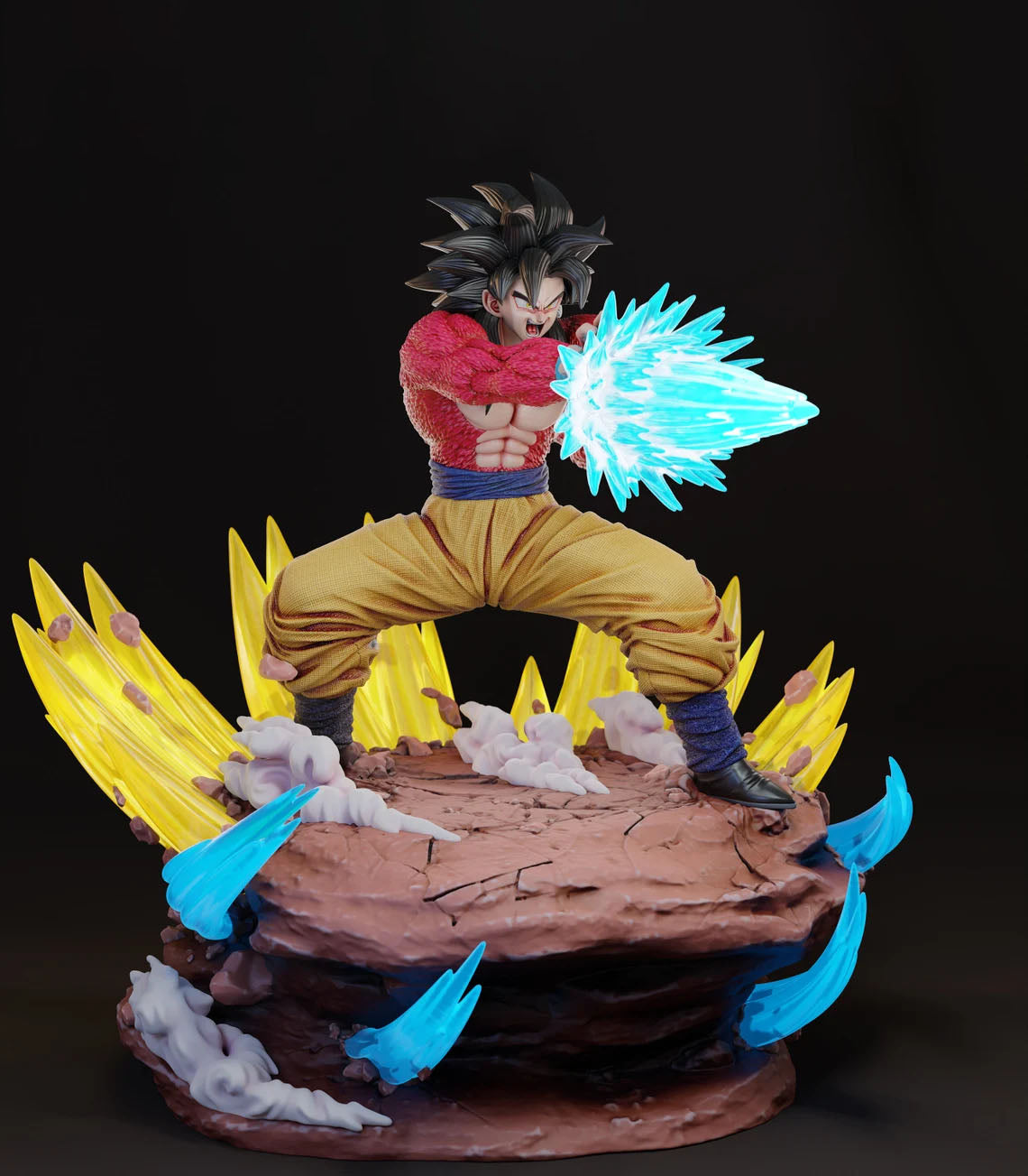 Figurine Dragon Ball - Goku SSJ4 Kamehameha