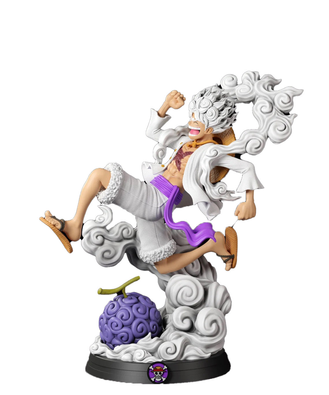 Figurine One Piece - Luffy Gear 5 Pose Iconique de Nikka