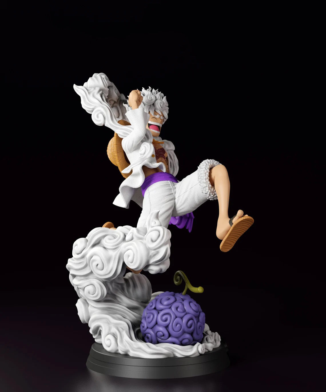 Figurine One Piece - Luffy Gear 5 Pose Iconique de Nikka