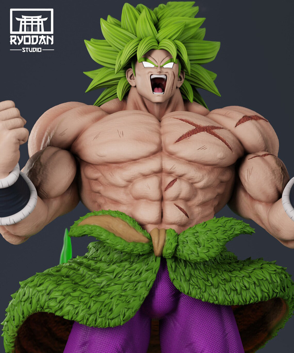 Figurine Dragon Ball - Broly Super Saiyan La Puissance Déchaînée
