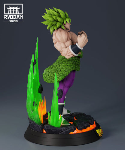 Figurine Dragon Ball - Broly Super Saiyan La Puissance Déchaînée