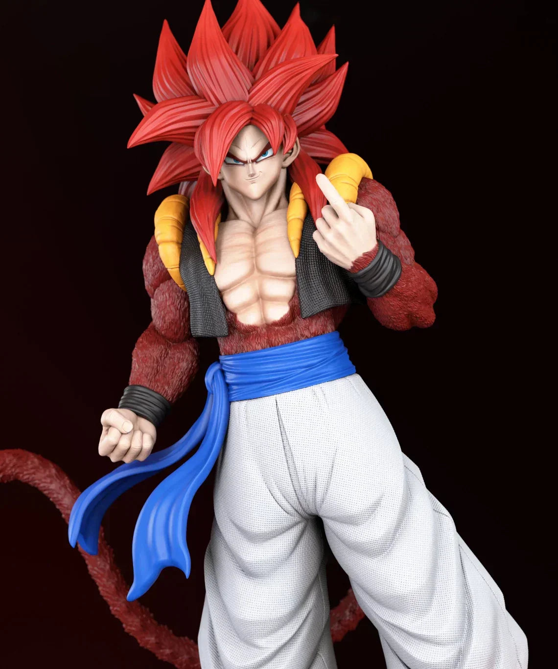 Figurine Dragon Ball - Gogeta Super Saiyan 4 la Fusion Ultime