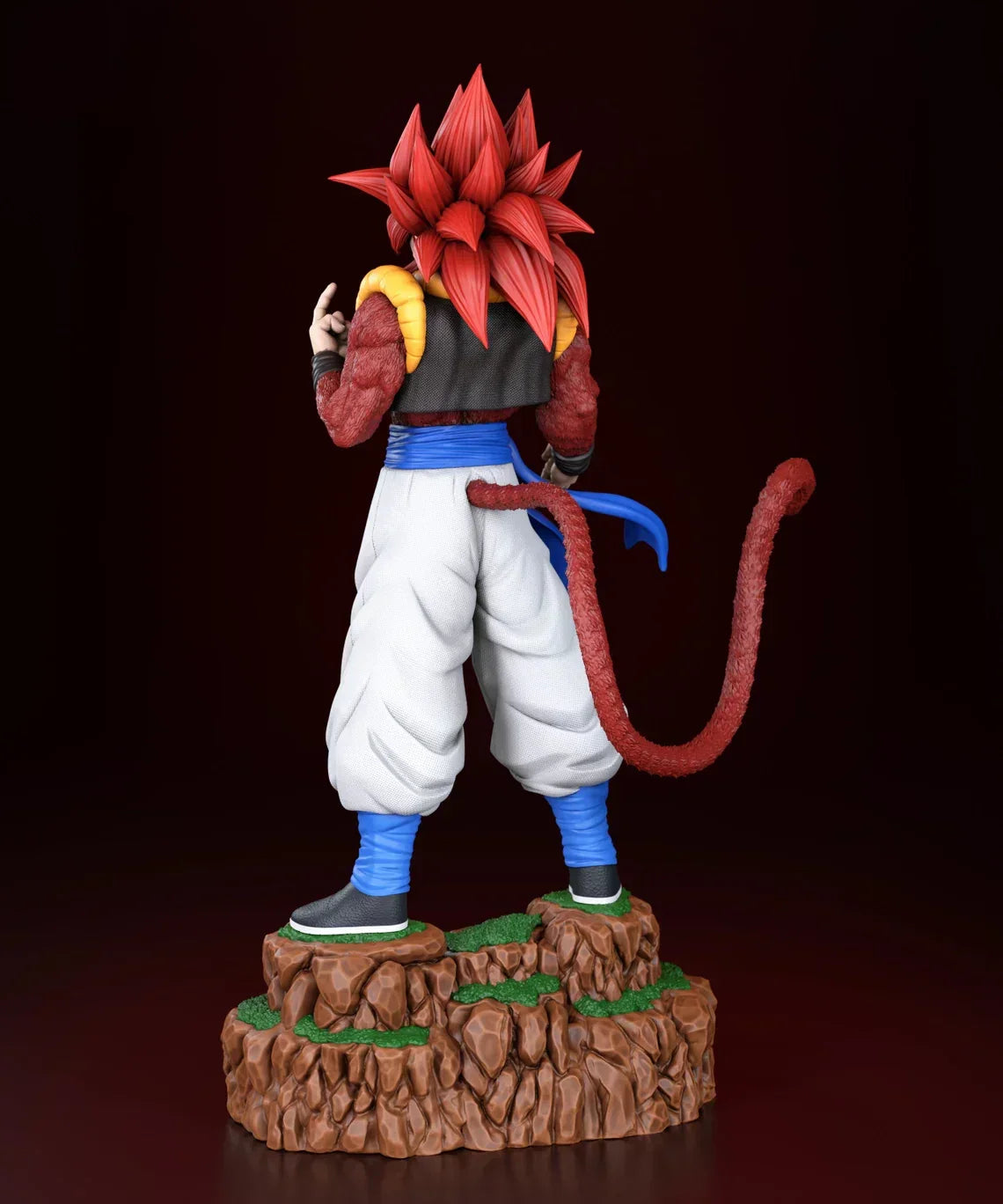 Figurine Dragon Ball - Gogeta Super Saiyan 4 la Fusion Ultime