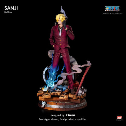 Figurine One Piece - Statue Sanji Ifrit Jambe de Feu – Édition Onigashima