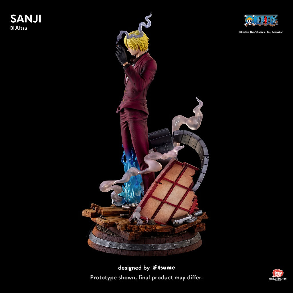 Figurine One Piece - Statue Sanji Ifrit Jambe de Feu – Édition Onigashima