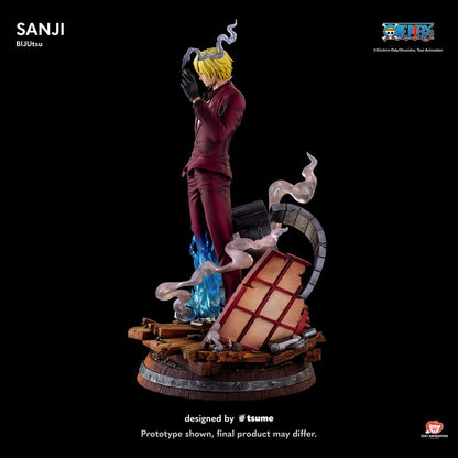 Figurine One Piece - Statue Sanji Ifrit Jambe de Feu – Édition Onigashima
