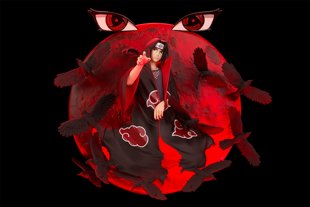 Figurine Naruto - Itachi Uchiwa "Sharingan" 7