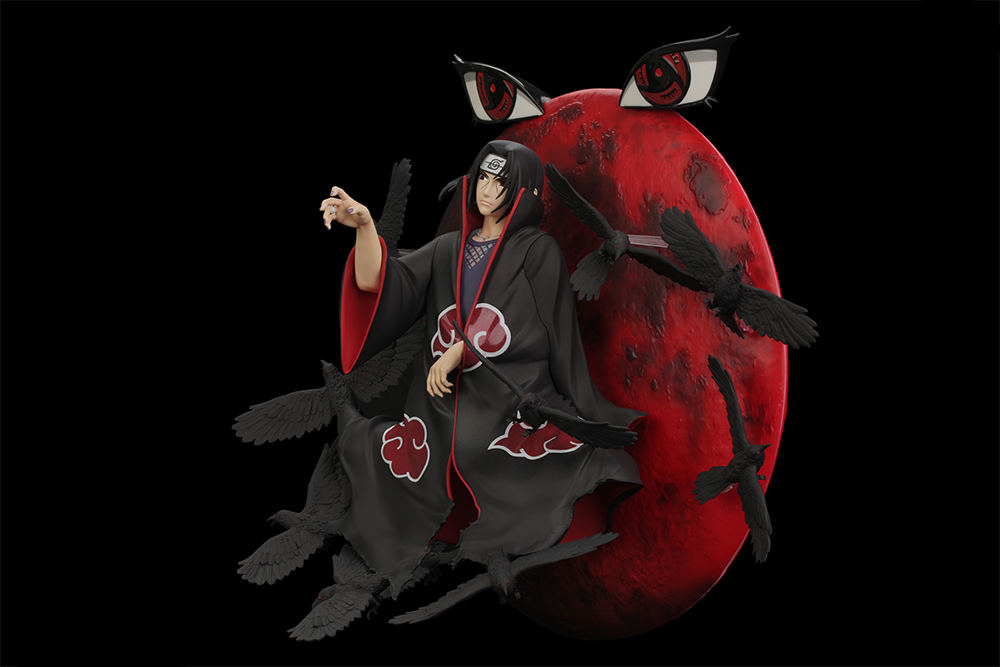 Figurine Naruto - Itachi Uchiwa "Sharingan" 2