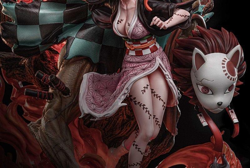 Figurine Demon Slayer - Nezuko Kamado sanguinaire - Anime Town