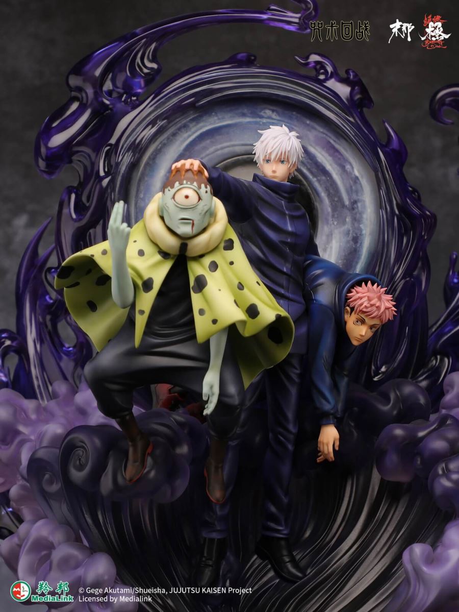 Figurine Jujutsu Kaisen - Gojo & Jogo & Itadori