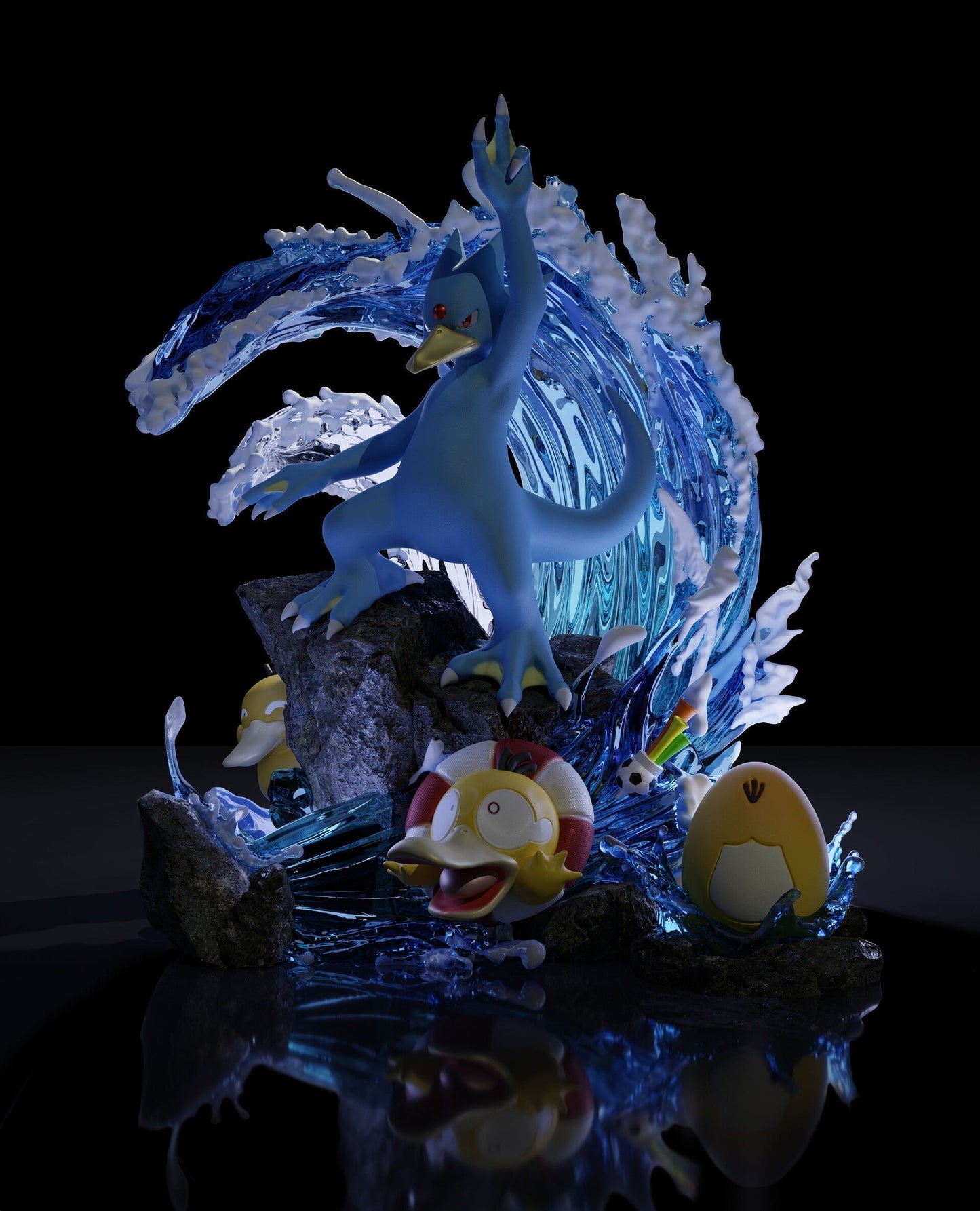 Figurine Pokémon - Akwakwak évolution - Anime Town
