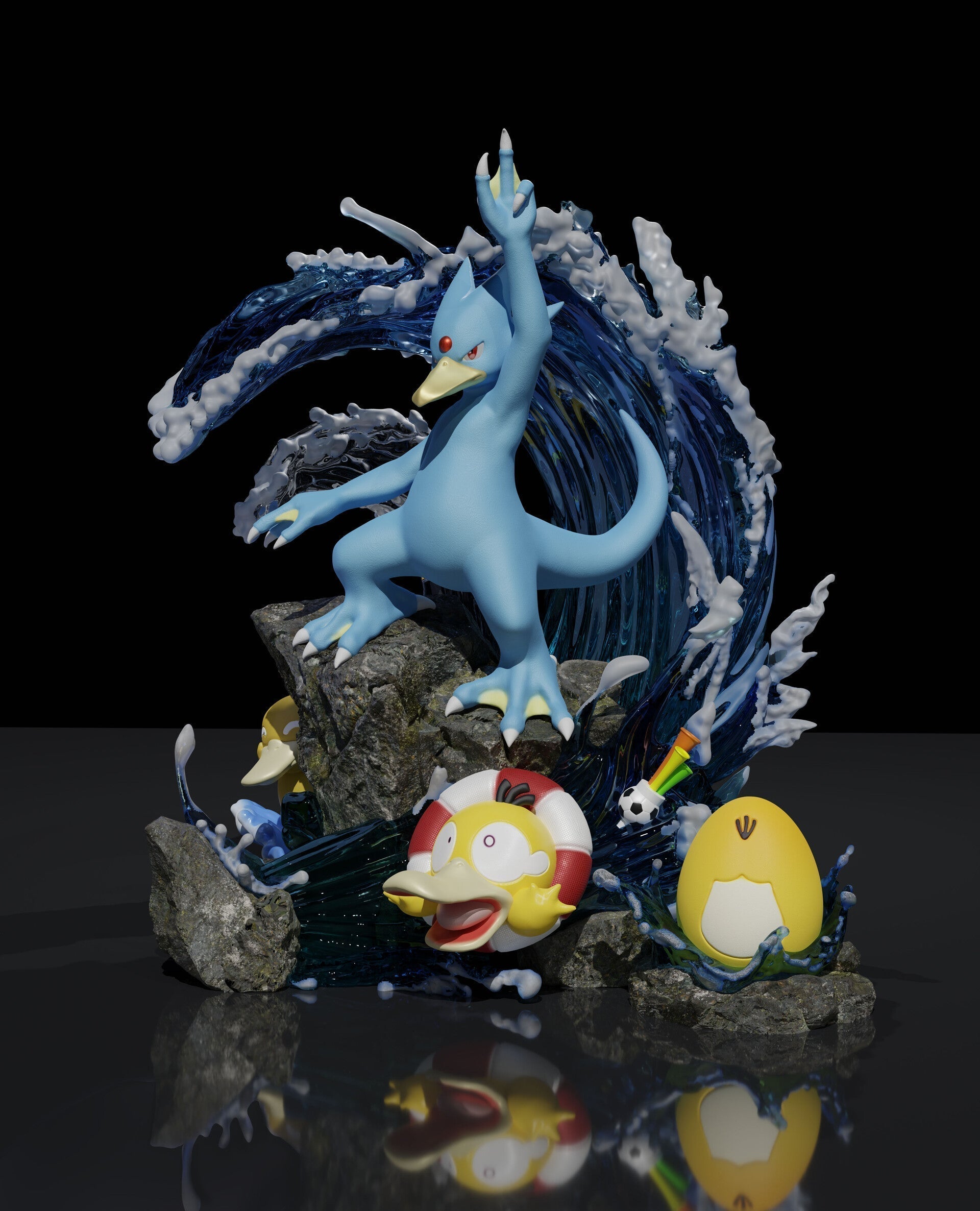 Figurine Pokémon - Akwakwak évolution - Anime Town