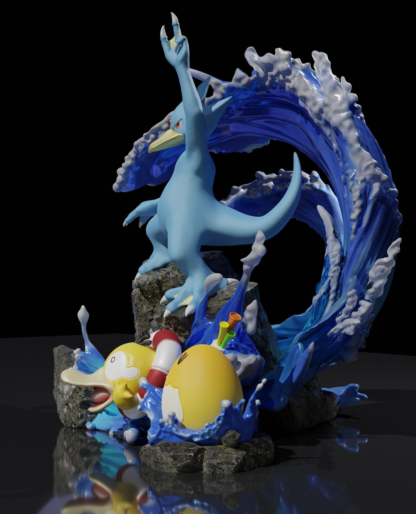 Figurine Pokémon - Akwakwak évolution - Anime Town