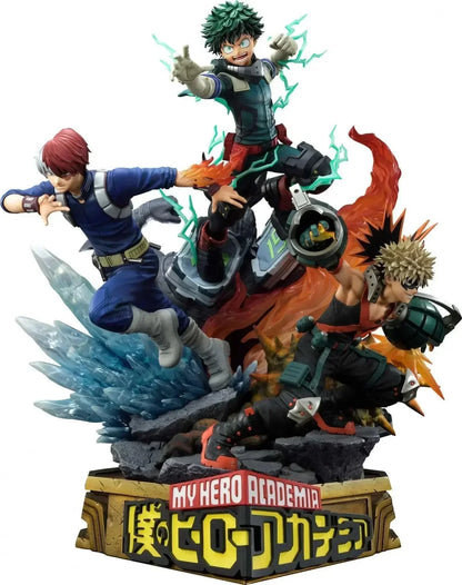 Figurine My Hero Academia - Midoriya & Bakugo & Todoroki - Anime Town
