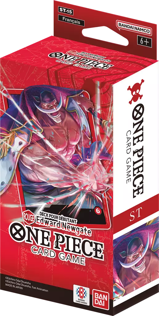 Jeu de cartes One Piece - Deck Débutant (français) 6 Variantes